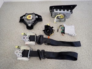 TOYOTA AYGO 05-12 PODUSZKI POWIETRZNE ZESTAW SRSÓW AIRBAGI 7/10 MINIATURA