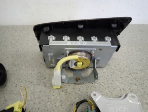 TOYOTA AYGO 05-12 PODUSZKI POWIETRZNE ZESTAW SRSÓW AIRBAGI 9/10 MINIATURA