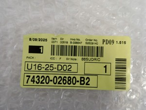 TOYOTA AURIS 06- OSŁONA DASZEK PRZECIWSŁONECZNY LEWY NOWY 5/5 MINIATURA