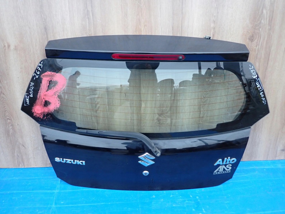 SUZUKI ALTO 09-14 KLAPA BAGAŻNIKA SZYBA TYLNA ZAM 1/7