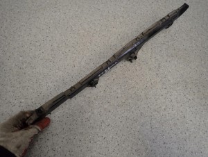 TOYOTA AVENSIS T25 KOMBI 02- ŚLIZG ZDERZAKA TYLNY PRAWY 2/4 MINIATURA