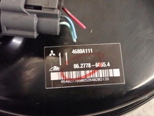 MITSUBISHI ASX 1.8 DID 10-16 SERWO HAMULCOWE POMPA 3/6 MINIATURA