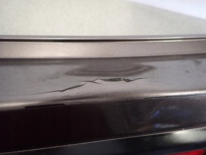 MITSUBISHI ASX 10-13 ZDERZAK TYLNY C06A 7/16 MINIATURA