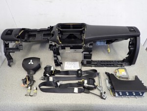 MITSUBISHI ASX 10-16 DESKA ROZDZIELCZA PODUSZKI POWIETRZNE SRS