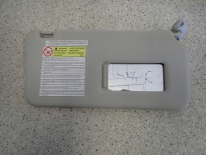 SUZUKI SX4 FIAT SEDICI 06-13 DASZEK PRZECIWSŁONECZNY PRAWY 2/4 MINIATURA