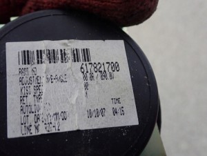 MITSUBISHI ASX 10-16 PAS BEZPIECZEŃSTWA TYLNY LEWY 5/6 MINIATURA