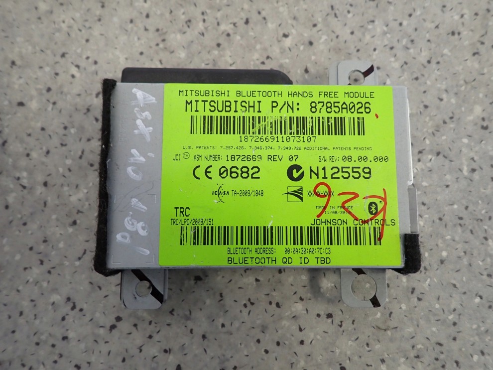 MITSUBISHI ASX 10-16 MODUŁ BLUETOOTH 1/3