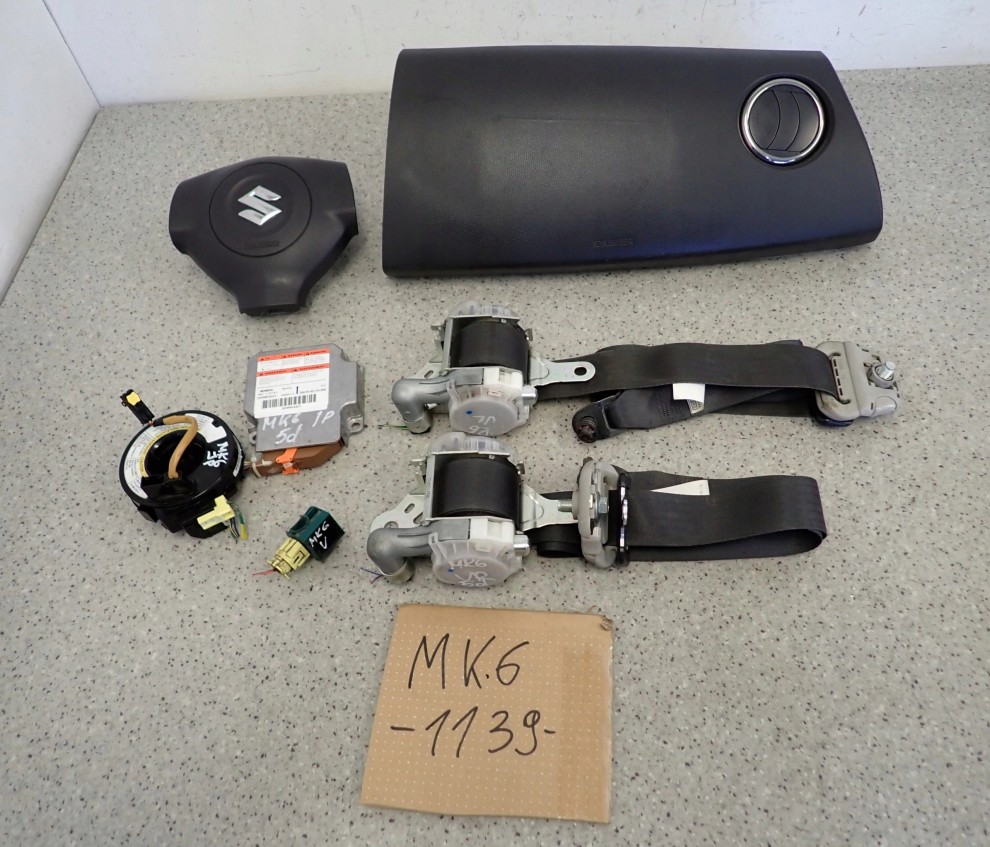 SUZUKI SWIFT MK6 04- PODUSZKI POWIETRZNE SRS ZESTAW 1/10