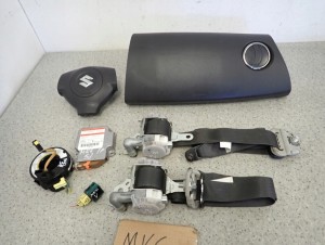 SUZUKI SWIFT MK6 04- PODUSZKI POWIETRZNE SRS ZESTAW 2/10 MINIATURA