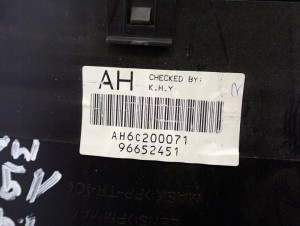 CHEVROLET AVEO T250 07- LICZNIK ZEGARY 1.4i EUROPA 6/7 MINIATURA