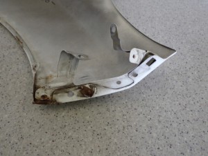 NISSAN MICRA K12 03-09 BŁOTNIK PRZEDNI LEWY 11/11 MINIATURA