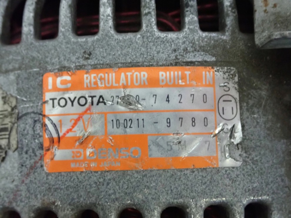 TOYOTA CAMRY 92-95 2.2 i ALTERNATOR 2/7