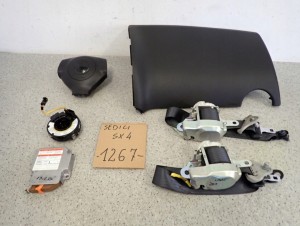 FIAT SEDICI 06-13 PODUSZKI POWIETRZNE ZESTAW SRSY