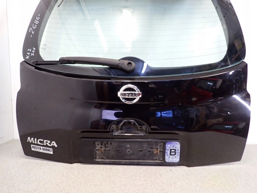 NISSAN MICRA K12 03- KLAPA BAGAŻNIKA SZYBA TYLNA Z11 2/13