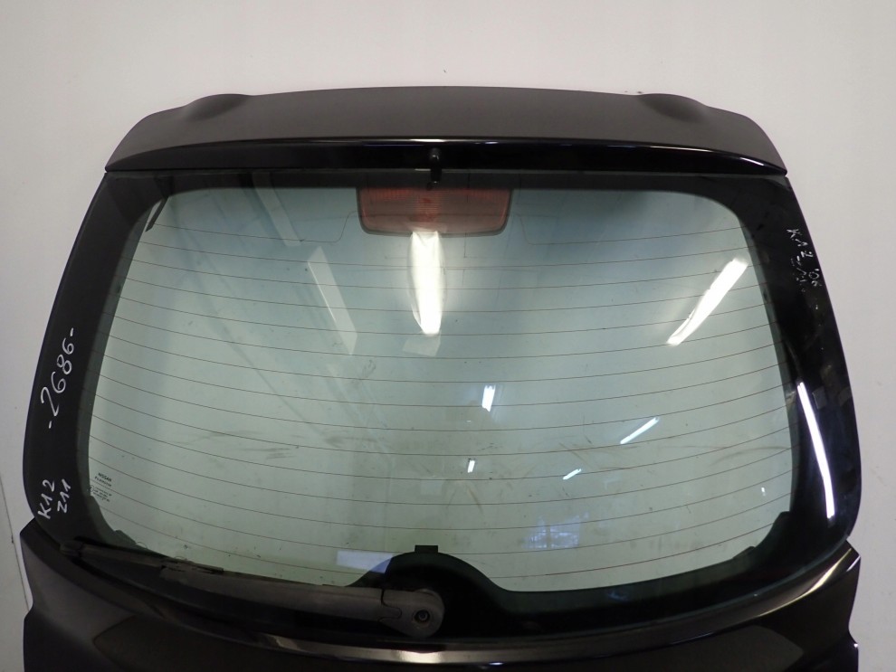 NISSAN MICRA K12 03- KLAPA BAGAŻNIKA SZYBA TYLNA Z11 7/13
