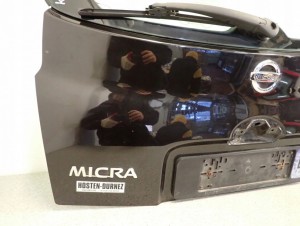 NISSAN MICRA K12 03- KLAPA BAGAŻNIKA SZYBA TYLNA Z11 3/13 MINIATURA