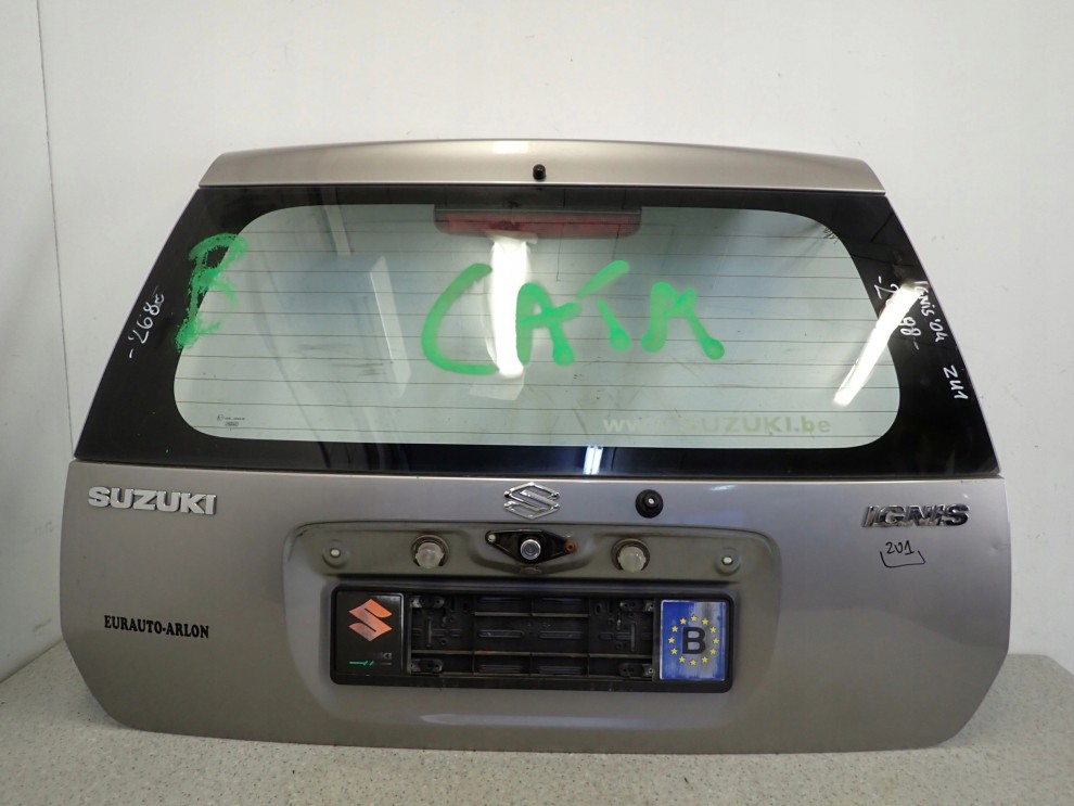 SUZUKI IGNIS II 04-07 KLAPA BAGAŻNIKA SZYBA TYLNA ZU1 1/12