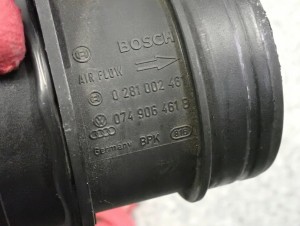 MITSUBISHI GRANDIS 2.0 DID 03-10 PRZEPŁYWOMIERZ POWIETRZA 4/4 MINIATURA