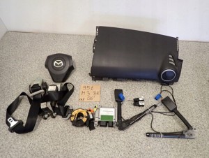 mazda3 MAZDA 3 BK HB 06- PODUSZKI POWIETRZNE ZESTAW SRSY 3/15 MINIATURA