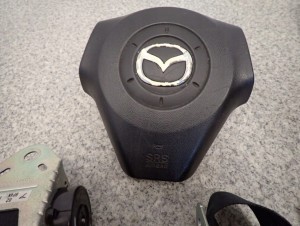 mazda3 MAZDA 3 BK HB 06- PODUSZKI POWIETRZNE ZESTAW SRSY 4/15 MINIATURA