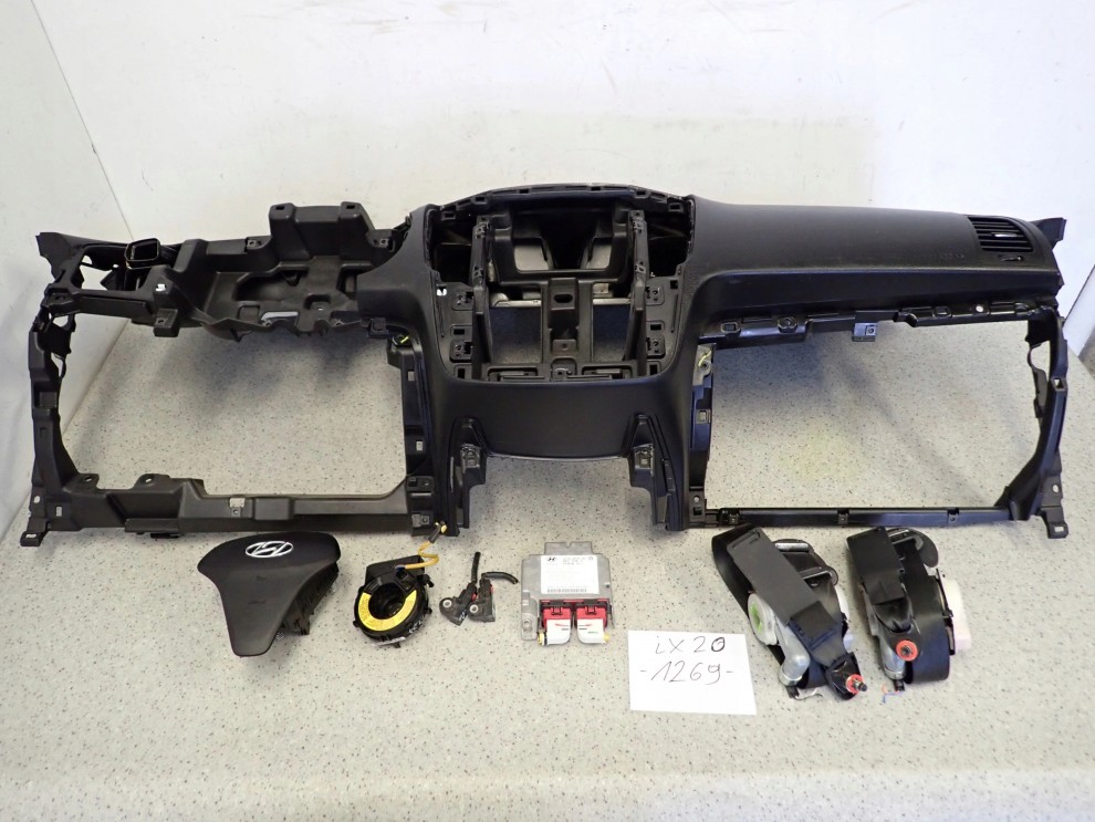 HYUNDAI IX20 HB 5d 09- PODUSZKI POWIETRZNE ZESTAW AIRBAG DESKA ROZDZIELCZA 1/15